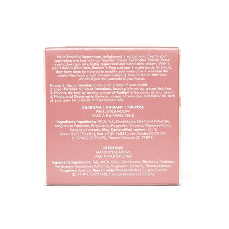 Chella Makeup Eyeshadow Palette, Travel Size, Manifest