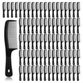Disposable Combs in Bulk Individually Wrapped Widen Combs Sturdy Hair Combs for Women and Men, Long Handle Fine Combs for Homeless, Hotel,Shelter, Nursing Home,Charity Church Black (8 IN, Count, 30)