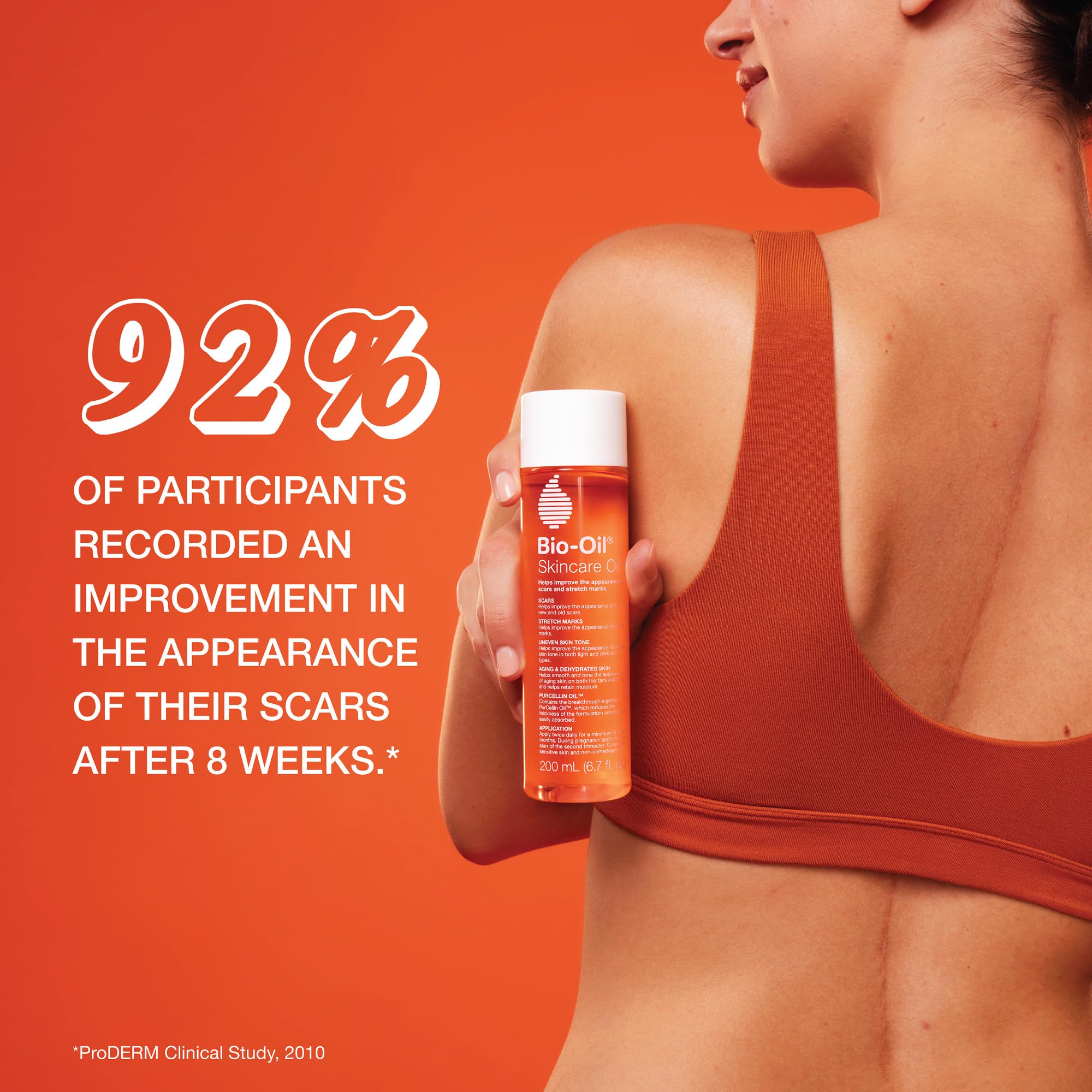 Bio-Oil Skincare Body Oil Serum for Scars and Stretch Marks, Face and Body Moisturizer with Vitamin E & A for Sensitive Dry Skin, Dermatologist Recommended, Non-Comedogenic, 2 oz, Case of 24