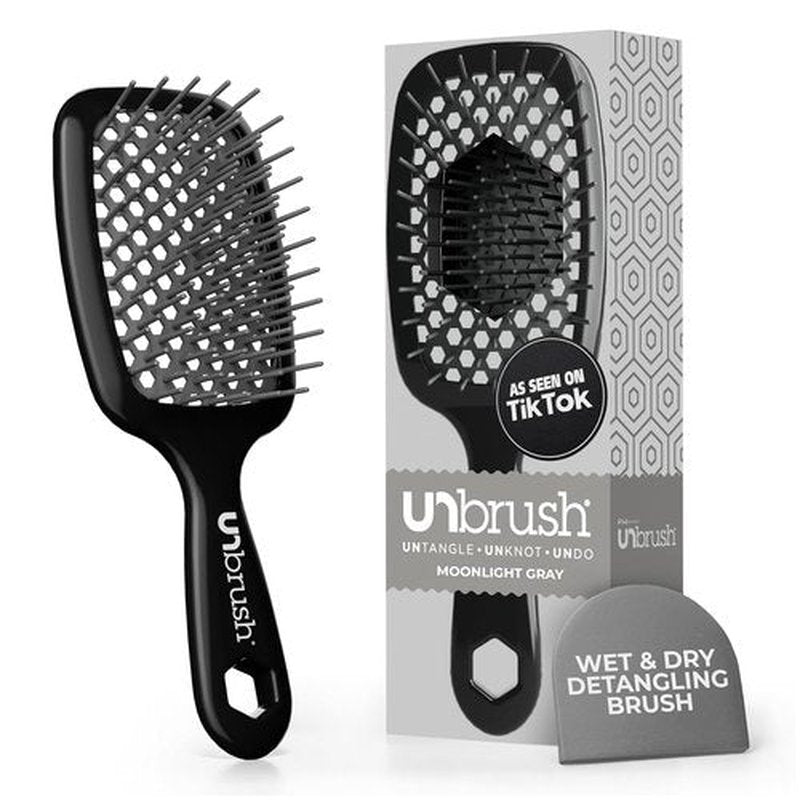 FHI Heat UNbrush Detangling Brush - Pain-Free Brushing for All Hair Types | Lightweight, Anti-Static Bristles