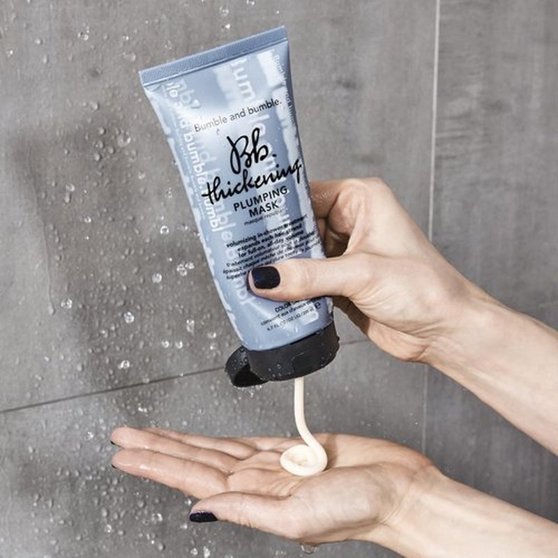 Bumble and bumble. Thickening Plumping Hair Mask | Color Safe | Hydrating, Volumizing, Smoothing + Strengthening | Curly, Wavy, Straight, 6.7 Fl Oz