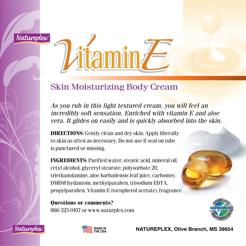 Natureplex Vitamin Cream Bundle – Includes Aloe Vera, Vitamin E, Vitamin A&D, and Cocoa Butter Creams (6 Each) – Everyday Skin Care Cream Set for Home, Work & Travel - 24 Travel Size Tubes