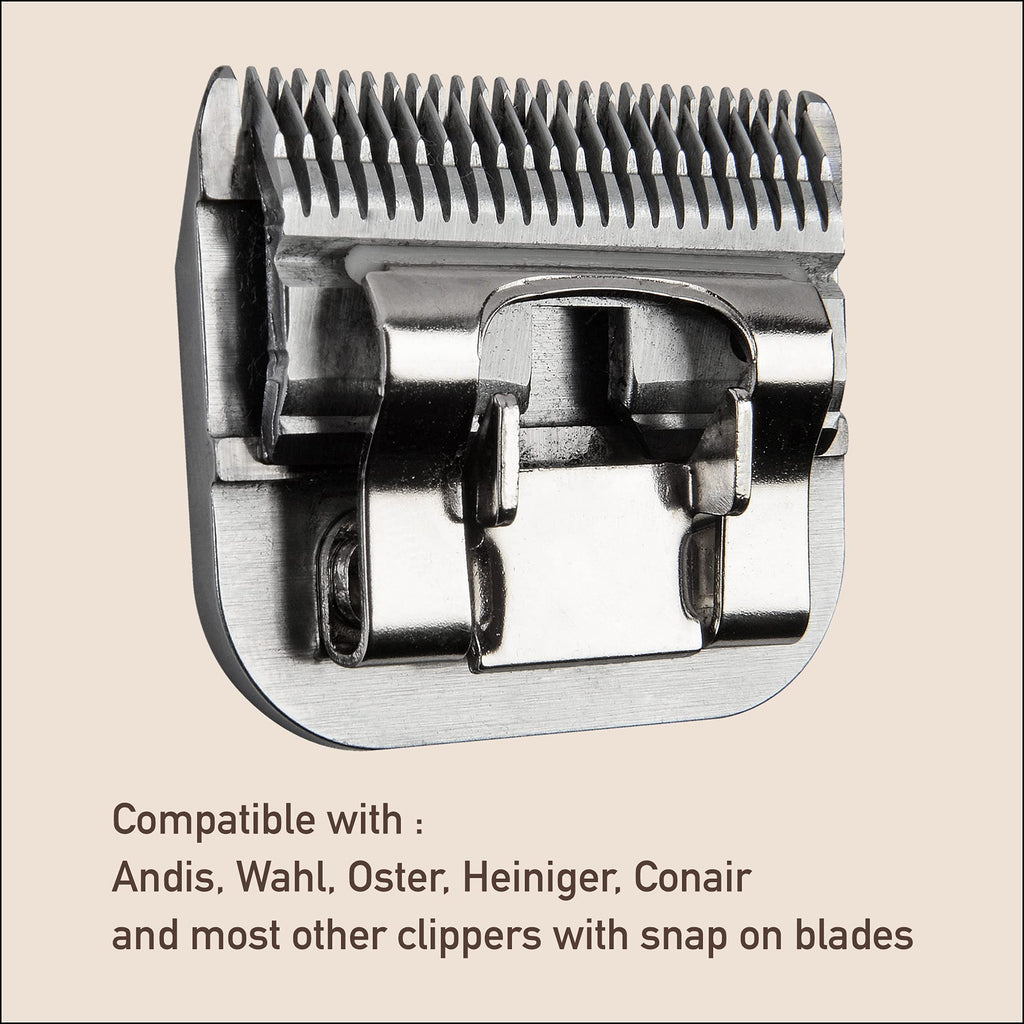 FURZONE 30 Blades for Dog Grooming, Size 30 1/50" Dog Clipper Blade, Made of Extra Durable Japanese Steel, Compatible with Most Andis, Oster, Wahl A5 Clippers