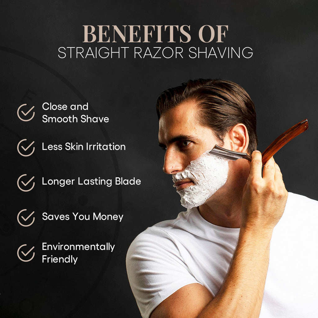 Naked Armor Thor Straight Razor, Shave Ready 7/8” Japanese Stainless Steel