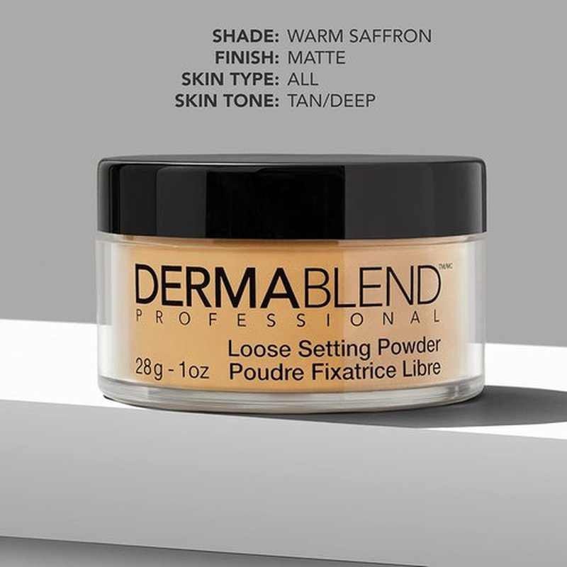 Dermablend Loose Setting Powder - Finishing Makeup for Light, Medium & Tan Skin Tones