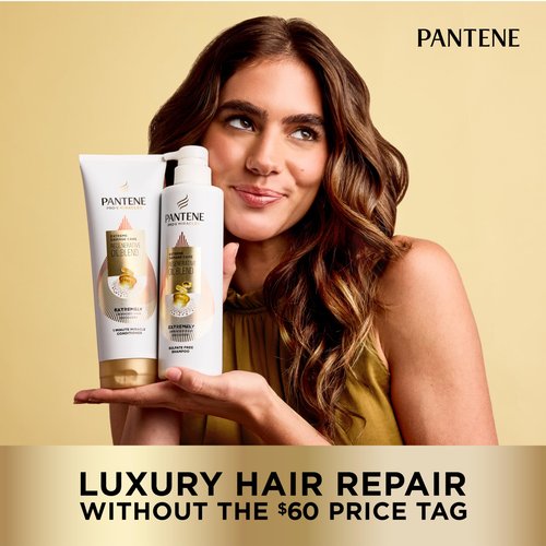 Pantene Pro-V Miracles Sulfate Free Shampoo, Extreme Damage Care Regenerative Oil Blend, Soften and Strengthen Stressed, Dry, Damaged Hair, Argan & Jojoba Oils, Paraben-Free, 13.5 Fl Oz