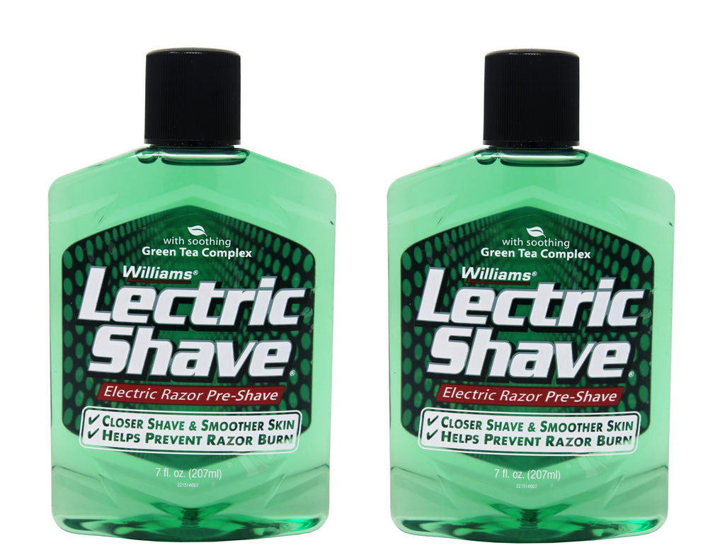 Williams Lectric Shave Lotion Regular - 7 Oz, Pack of 2 by Lectric Shave
