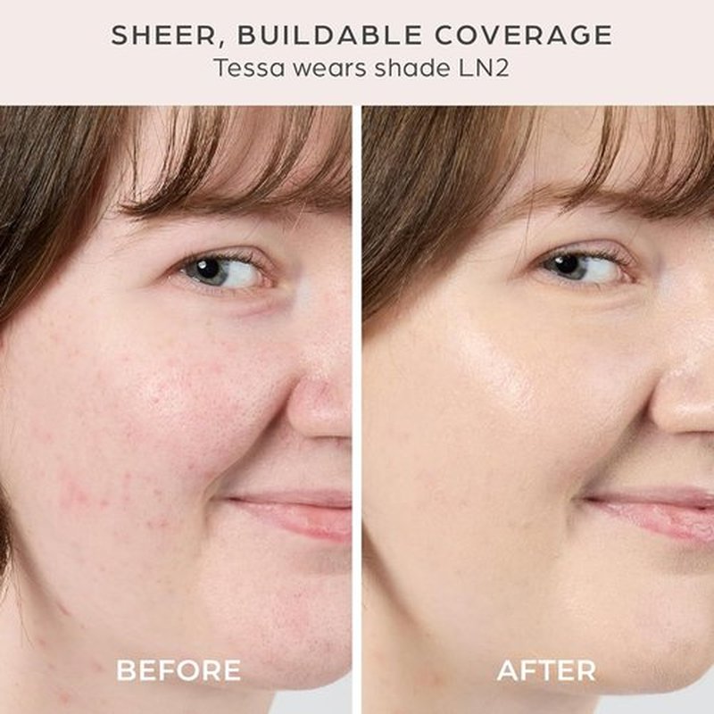 PÜR MINERALS Tinted Sunscreen for Face - 4-in-1 SPF 50 Mineral Protection & Moisturizer - Lightweight, Buildable Formula