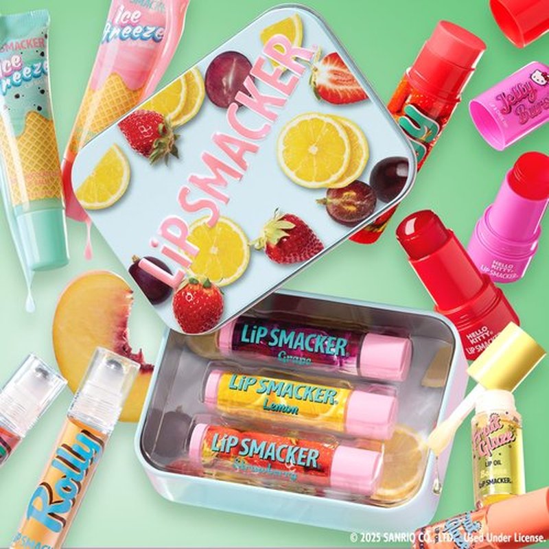 Lip Smacker Fruit Glaze Lip Oil - Ultra-Hydrating, High-Shine Finish, Plush Applicator, Non-Sticky Flavor - Banana