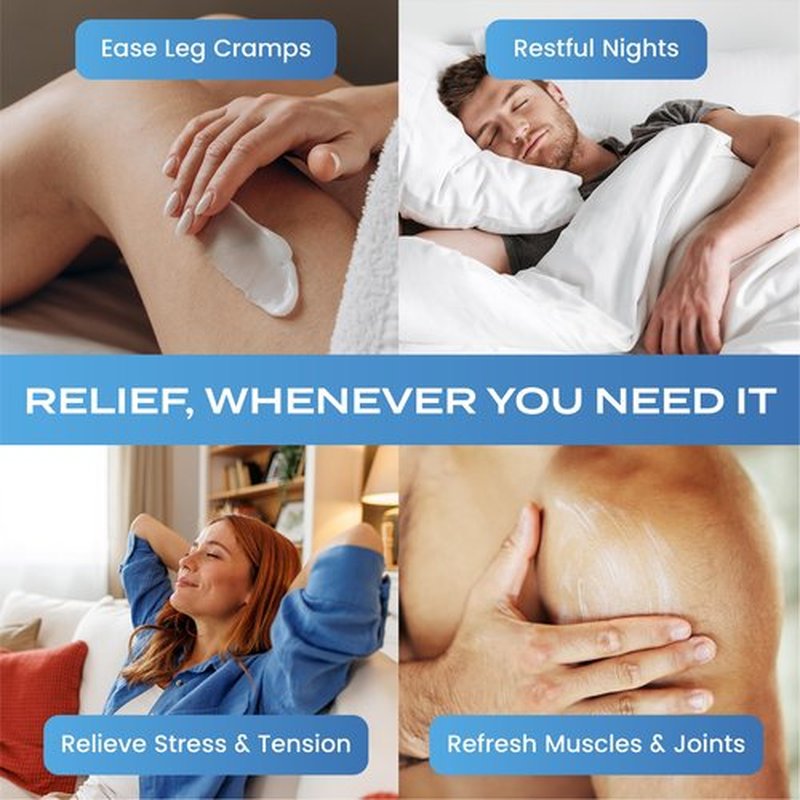 Body Restore Magnesium Lotion with Arnica & MSM - for Sleep Support, Muscle & Joint Relief, Birthday Gifts for Women, Men, Travel Essentials, Self Care - Peppermint