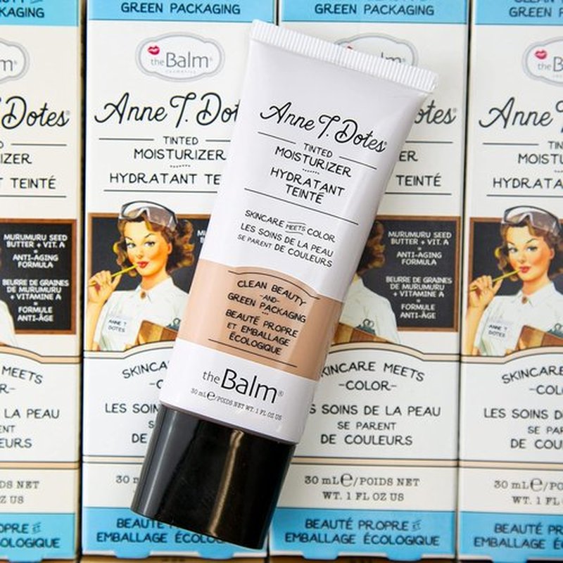 theBalm Anne T. Dotes Tinted Moisturizer - Lightweight Hydration & Coverage | Shade #14, 1 fl. oz.