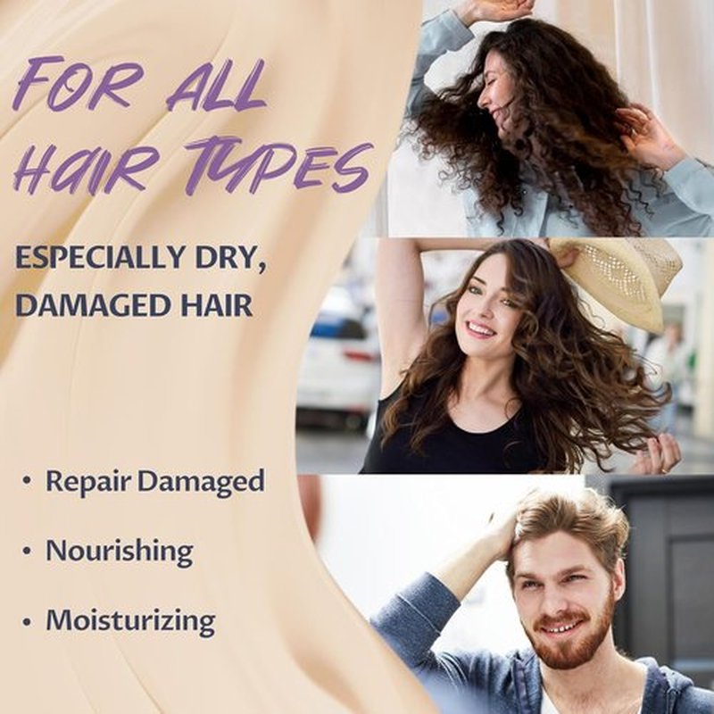 Moroccan Shampoo and Conditioner Set - Argan Oil & Shea Butter for Dry, Damaged Hair | Hydrating Anti-Frizz