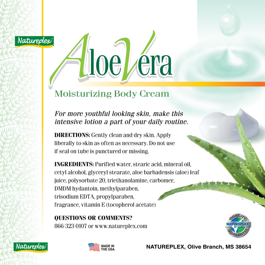 Natureplex Vitamin Cream Bundle – Includes Aloe Vera, Vitamin E, Vitamin A&D, and Cocoa Butter Creams (6 Each) – Everyday Skin Care Cream Set for Home, Work & Travel - 24 Travel Size Tubes
