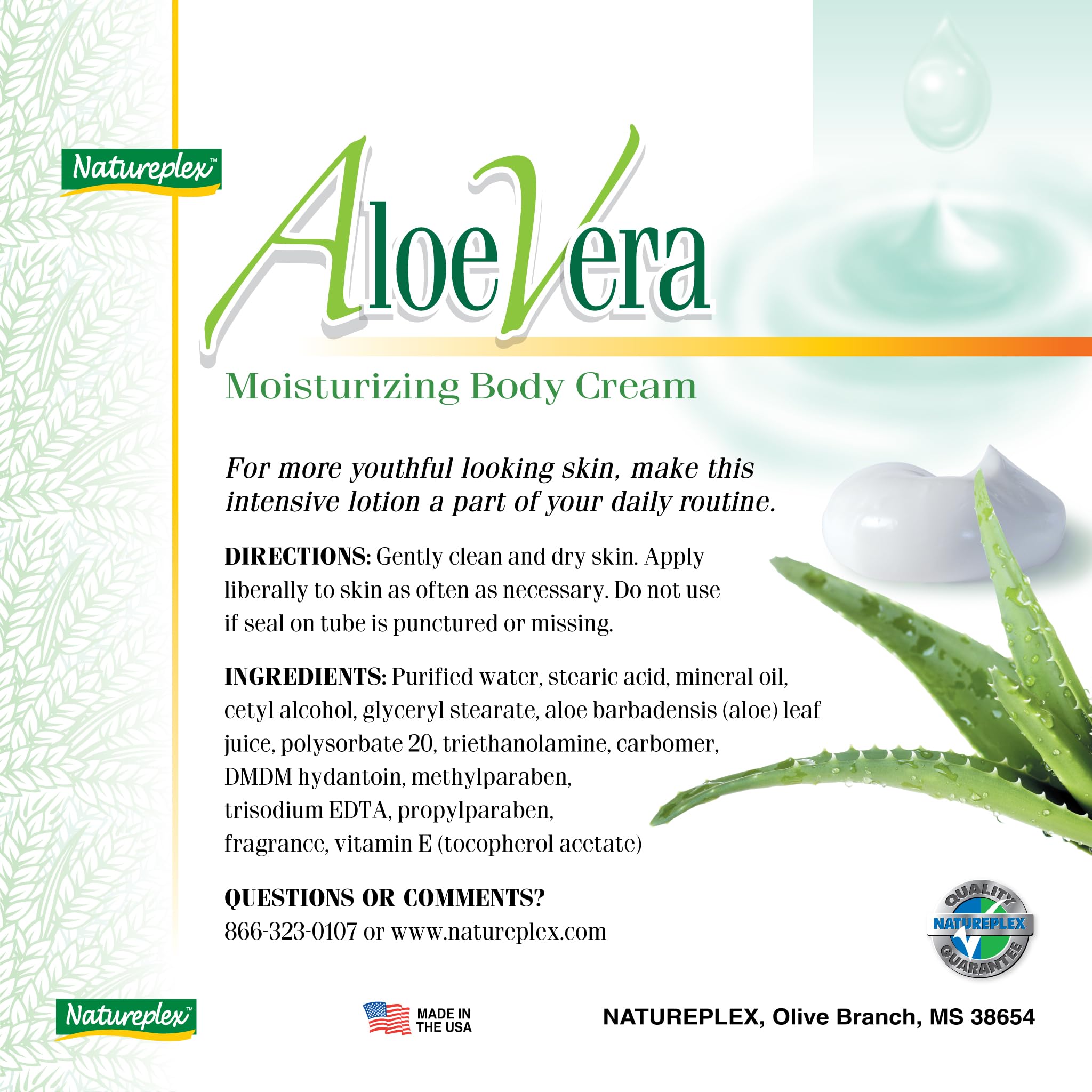 Natureplex Vitamin Cream Bundle – Includes Aloe Vera, Vitamin E, Vitamin A&D, and Cocoa Butter Creams (6 Each) – Everyday Skin Care Cream Set for Home, Work & Travel - 24 Travel Size Tubes