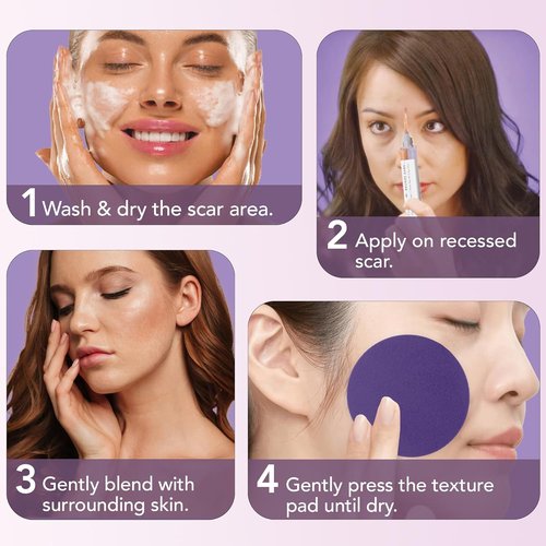 Dermaflage Scar Filler Kit - Waterproof Concealer for Deep Scars | Bronze Dark, 1 Month Supply