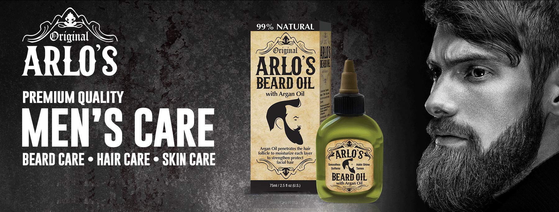 Arlo's Beard Oil - Smooth and Shiny 2.5 ounce