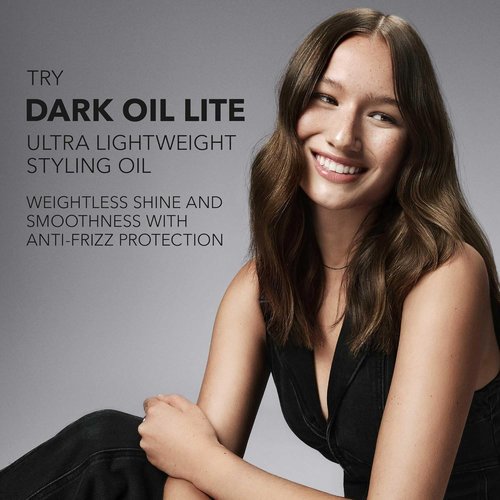 Sebastian Professional Dark Oil Lite - Ultra Light Styling Hair Oil | 1 Fl Oz for Smooth, Shiny Hair