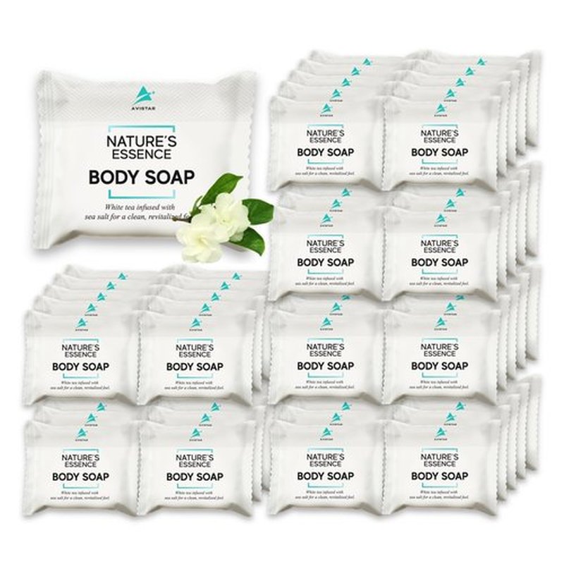 Bar Soap Bulk Individually Wrapped – 60 Pack 0.5 oz Mini Hotel Soap Bars Bulk – Travel Size Essential Toiletries for Hosts and Guests, Hotel, Hospitality, Shelters & Bathroom Amenities