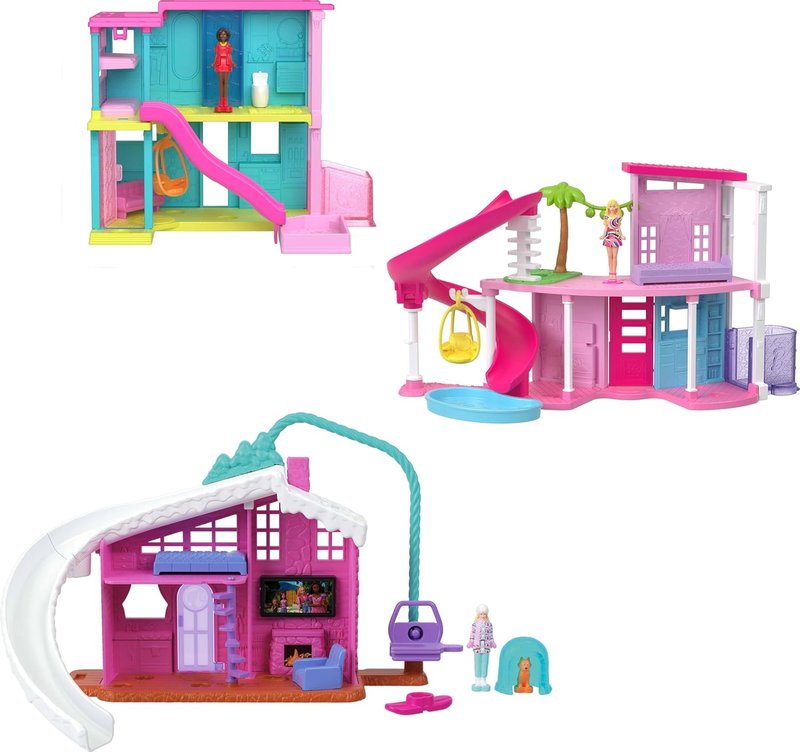 Barbie Mini Dream House Dollhouse - Perfect Playset for Girls Ages 4+ | Colorful & Fun