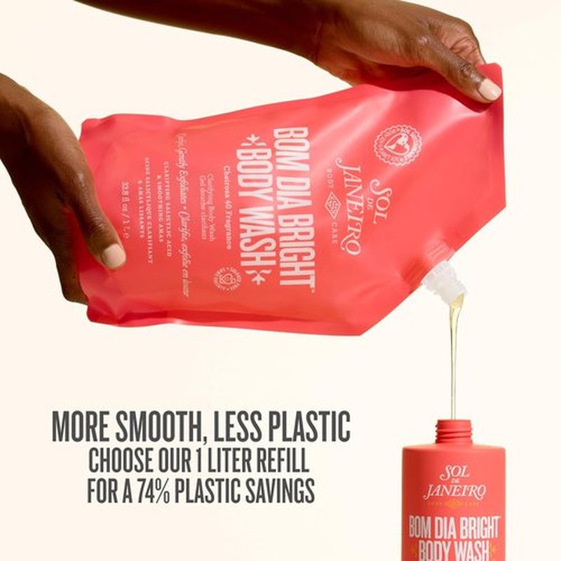 Sol de Janeiro Body Wash - Bom Dia Bright Clarifying AHA & BHA Formula for Radiant Skin