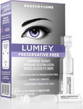 LUMIFY Eye Drops - Preservative-Free Redness Reliever for Sensitive Eyes | 20 Single-Use Vials