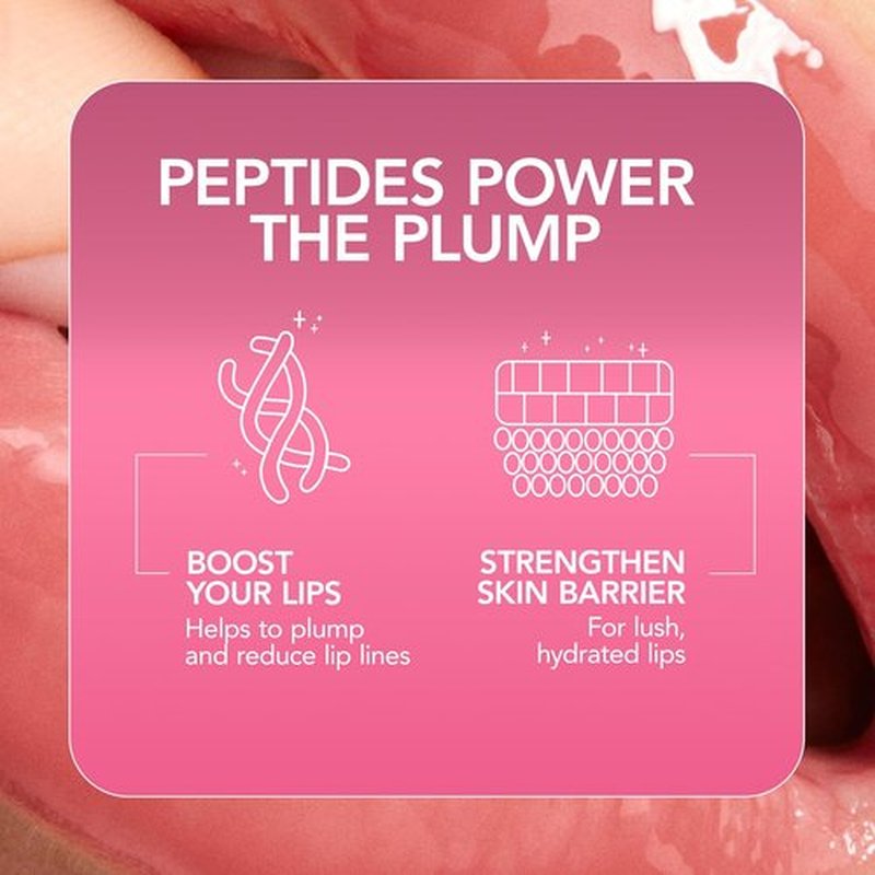 Buxom Plump Shot Lip Serum - Peptide-Infused Gloss with Hyaluronic Acid & Avocado Oil | 0.15 Oz