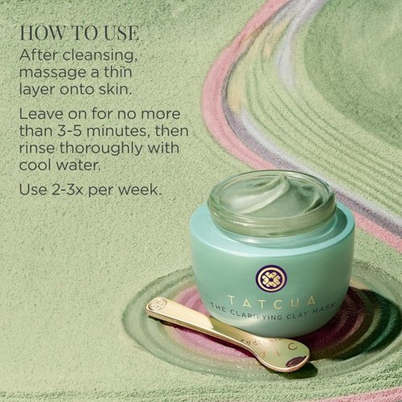 TATCHA Clarifying Clay Mask - Exfoliating Pore Treatment for Purified Skin | 50 ml | 1.7 oz