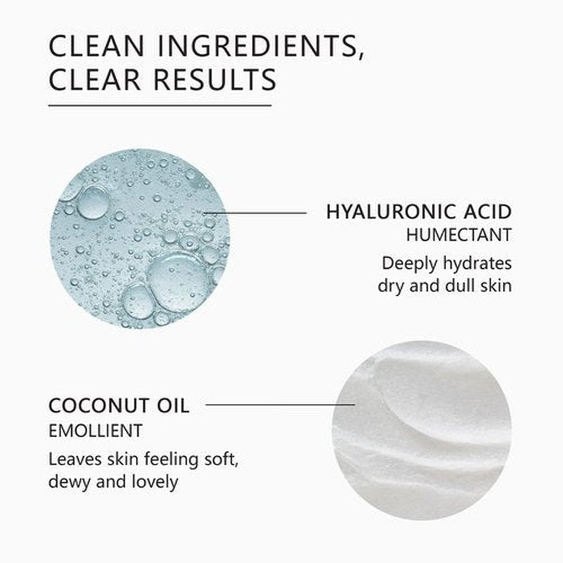 Asterwood Hyaluronic Acid Cleansing Face Soap - Collagen Boosting, Hydrating, Plumping, Soothing - Fragrance-Free - Suitable for Sensitive Skin - 3.5 Oz
