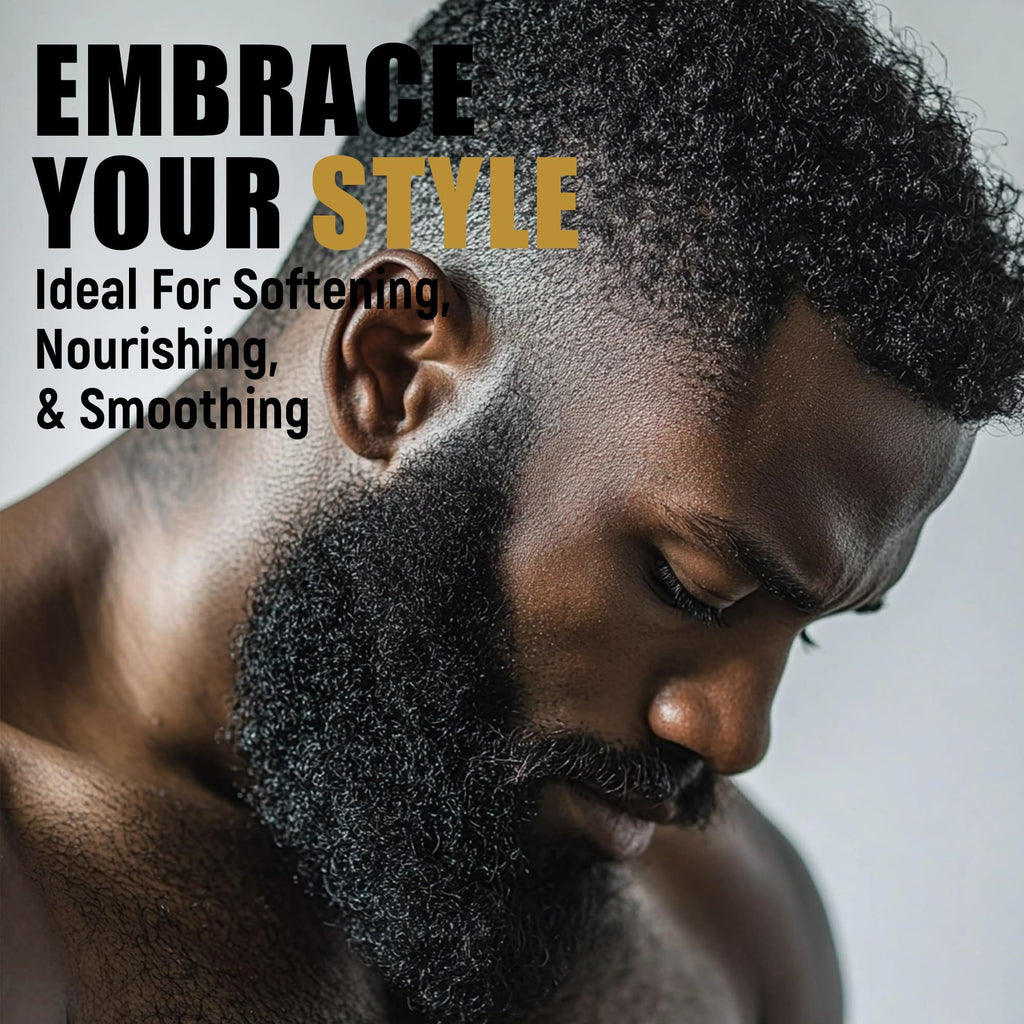 Beard Oil for Black Men: All Natural Beard Growth Oil w/Jojoba, Cedar & Avocado for Thicker, Softer & Fuller Beards – Deeply Nourishes and Hydrates Throughout the Day (0.84 Fl Oz (Pack of 2))
