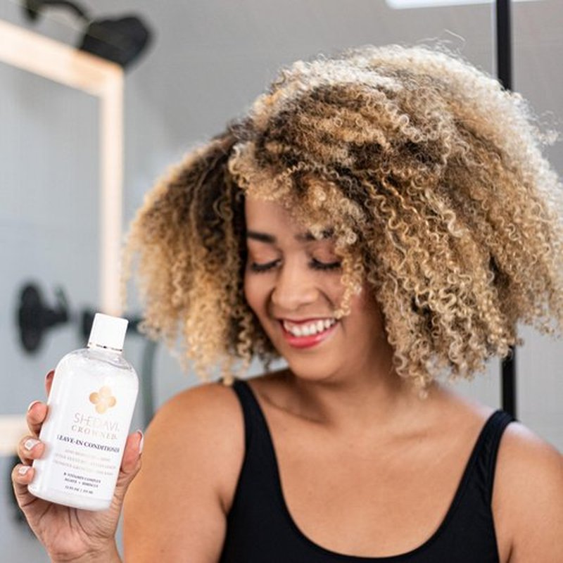 Shedavi Leave In Deep Conditioner For Hair Growth & Breakage 12 fl oz - Detangling Leave in for Dry Damaged Hair - Leave In Conditioner for Women Men Soften and Moisturize Hair Free from Parabens