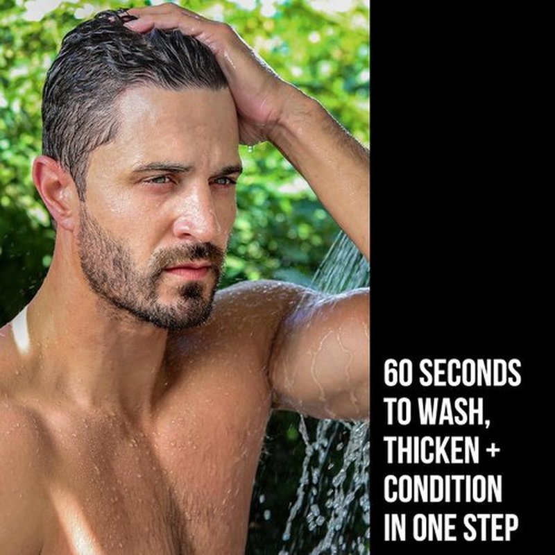 Biotin Hair Thickening Shampoo for Men by 2-in-1 | SLS-Free & Paraben-Free Conditioner