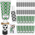 Heigble 36 Sets Soccer Lip Balm Hand Cream Set soccer Party Favors, Include 36 Lip Balm 36 Moisturizing Hand Cream 36 Bags 36 Cards and Ropes for Soccer Accessories Gifts