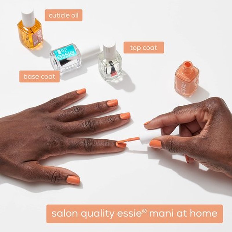 essie nail polish, limited edition spring 2022 collection, pastel pink nail color with a cream finish, 8-free vegan formula, stretch your wings, 0.46 fl oz