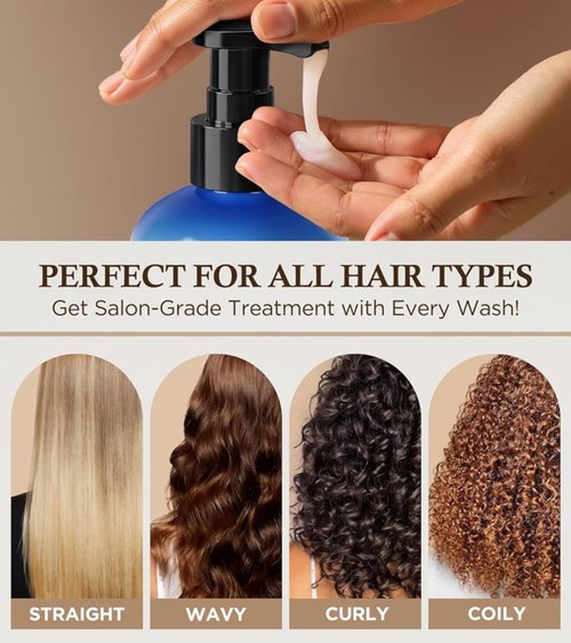 Skiennix 99% Pure Biotin Shampoo - 3X Thicker Hair Growth & 80% Less Hair Loss | 11.83oz Nourishing Treatment