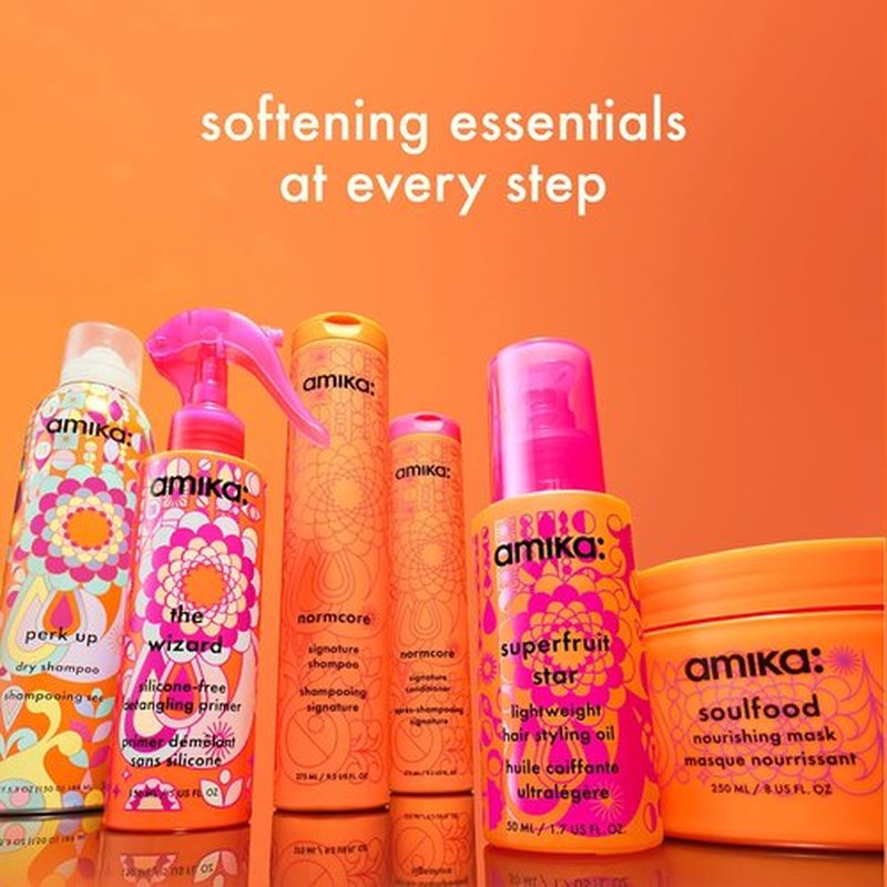 Amika The Wizard Detangling Primer - Silicone-Free Formula for Effortless Styling