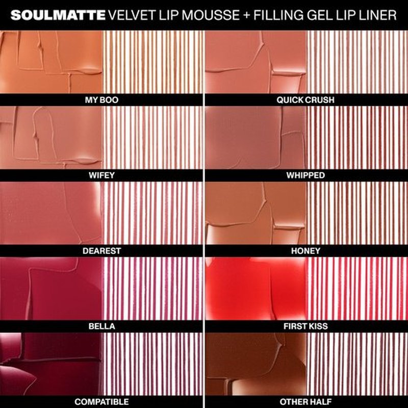 Morphe Soulmatte Velvet Lip Mousse - Air-Whipped Matte Lipstick for Women with Vitamin E to Hydrate, Soften & Smooth - Provides Long Lasting & Velvety Formula - Bella (0.13 Fl Oz)