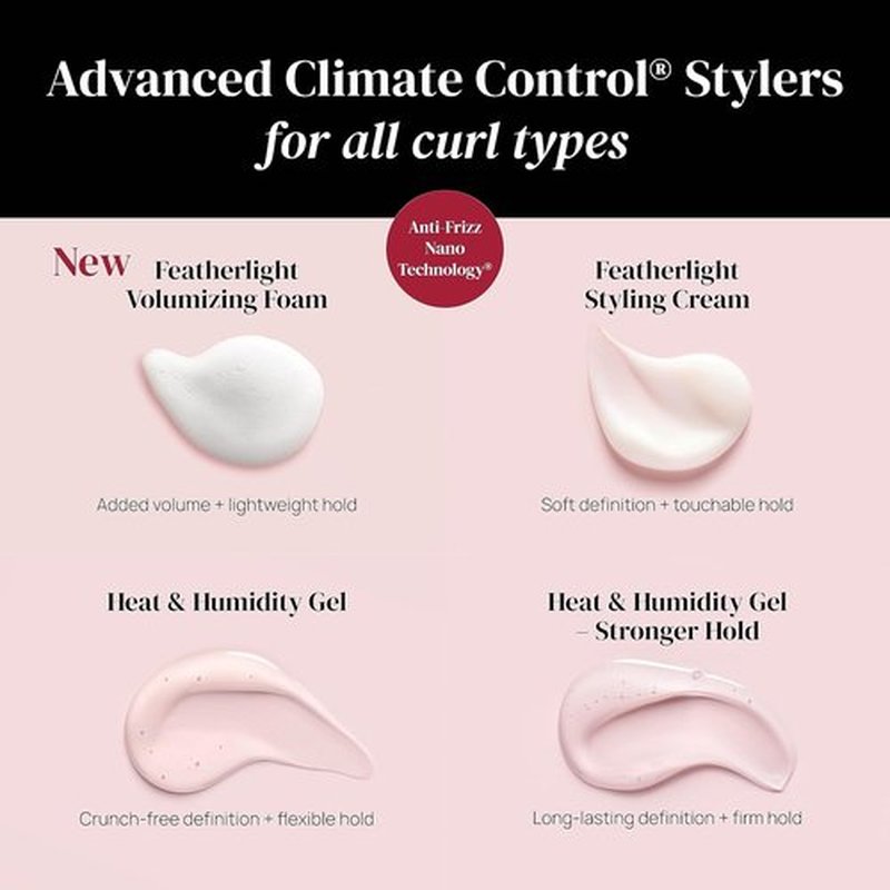 Ouidad Advanced Climate Control Gel - Strong Hold for Curly Hair | Crunch-Free, Frizz-Fighting, Moisture Locking, Sulfate & Silicone-Free