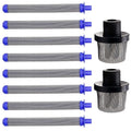 HSKLAADC (8pc) 288749 Spray Gun Filters and (2pc) 288716 Inlet Suction Strainer，fits for Graco SG10, SG20, SG Pro Series Airless Paint Spray Sprayer Replacement Parts