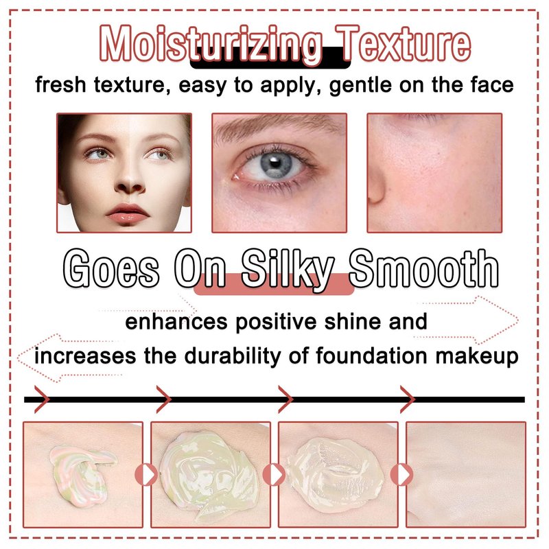 LJYBoBin 3 in 1 Color Correcting Cream,Moisturizing Isolation Cream Oil Control One Step Color Corrector,Skin Tone Correcting Concealer & Invisible Pore Face Primer Foundation Makeup