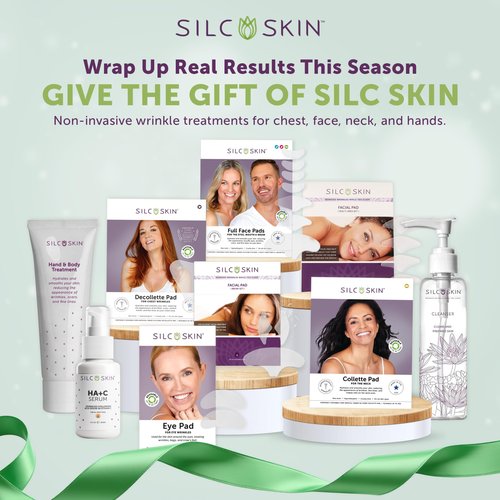 Silcskin Hand And Body Treatment Water Based Lotion For Crepey Skin And Fine Lines With Medical Grade Silicone, Winter Skin Care Gift For Women, 4 Oz