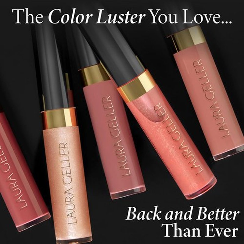 Laura Geller New York Color Luster Lip Gloss - Gilded Honey | Non-Sticky, High-Shine Treatment