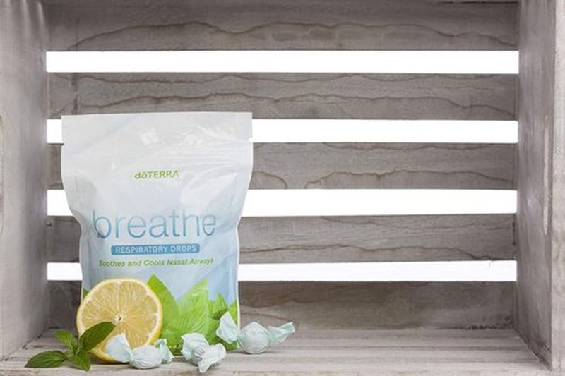 doTERRA Breathe Respiratory Drops - Soothing Relief for Clear Breathing | 30 Count (2 Pack)