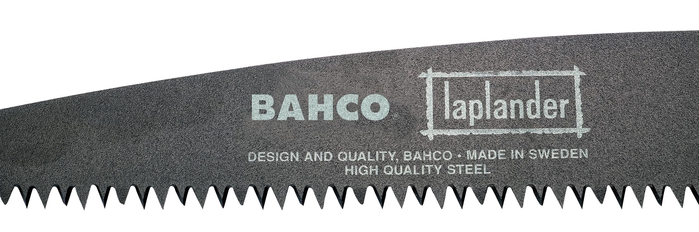 Bahco BAH396LAP 7-1/2" Laplander Folding Saw for Trail Maintenance, Wood Processing, and Survival Use, Rust-Protected Blade, Secure Lock, Ergonomic Grip, Ideal Bushcraft and Camping Tool