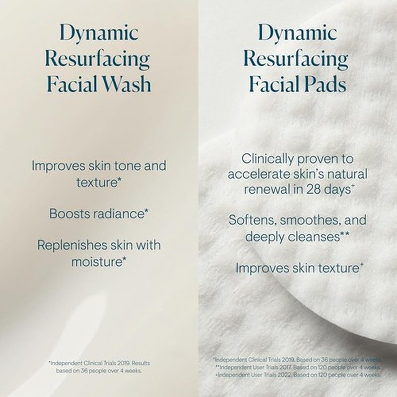 ELEMIS Dynamic Duo Kit - Enzyme-Powered Skin Refining Formulas | Daily Gel Cleanser & Exfoliating Pads
