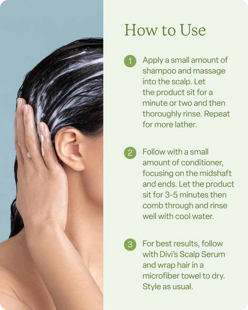 Divi Volumizing Shampoo and Conditioner Set for Women and Men - Lightweight Hair Care Duo for Fine and Thinning Hair - Adds Volume, Lift, and Bounce - Strengthens and Nourishes Hair, 2 x 12 Fl Oz