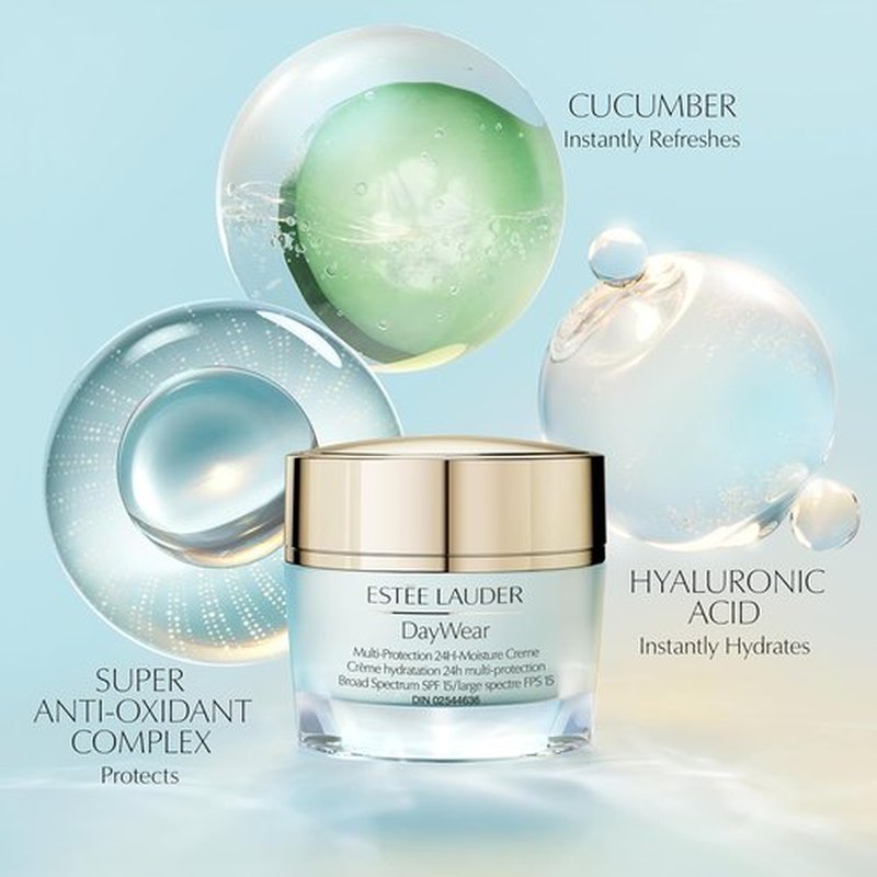 Estée Lauder DayWear Anti-Aging Moisturizer Cream SPF 15 - 24-Hour Hydration for Radiant Skin