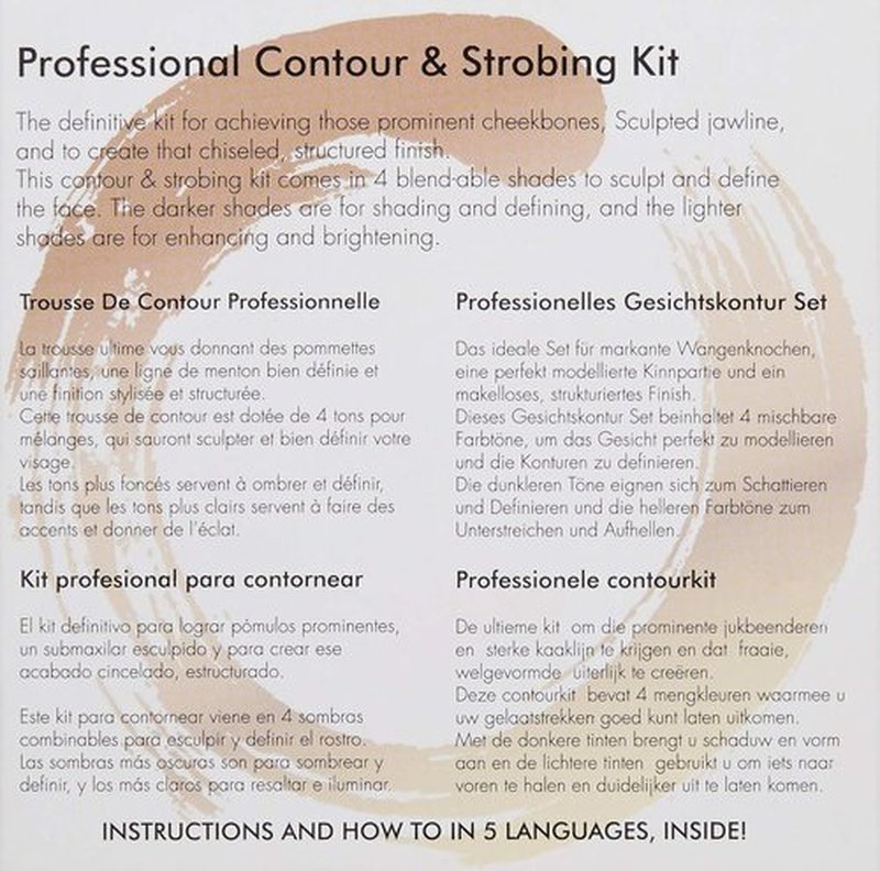 Sorme' Contour and Strobing Kit - Enhance Your Features with Professional Makeup Tools