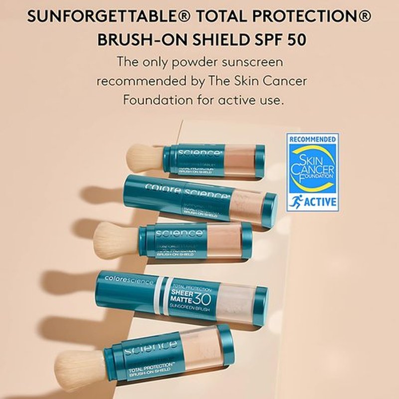 Colorescience Brush-On Sunscreen | Mineral Powder for Sensitive Skin Protection