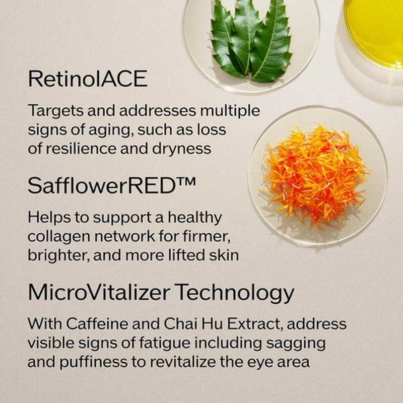 Shiseido Vital Perfection Eye Cream - Uplifting & Firming Formula - 15 mL with Massage Roller Tool