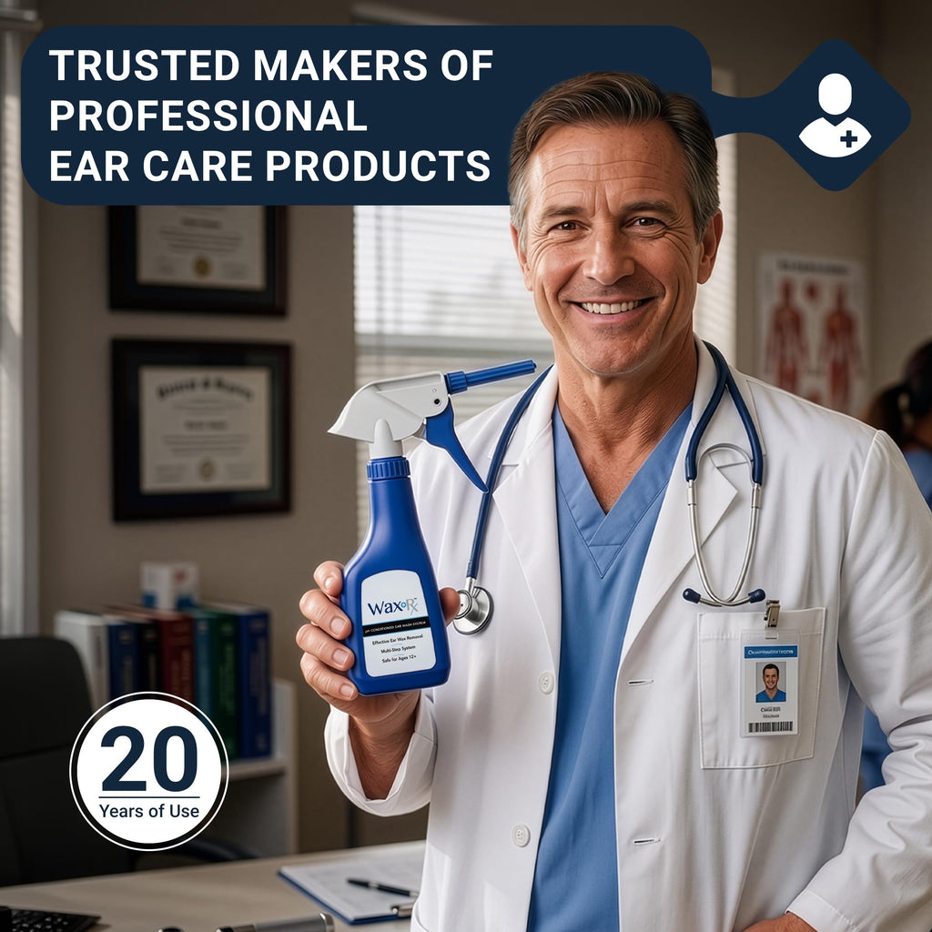 Doctor Easy Wax-Rx Ph Conditioned Ear Wash System, 15.2 Ounce